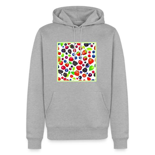 Berry Burst: Fruity Pattern - Men's Premium Hoodie