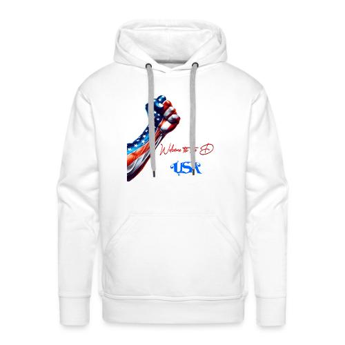 Welcome to the D Fist USA - Men's Premium Hoodie