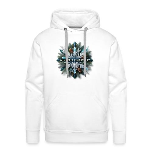 Intricate Frozen Evergreen T-Shirt - Men's Premium Hoodie