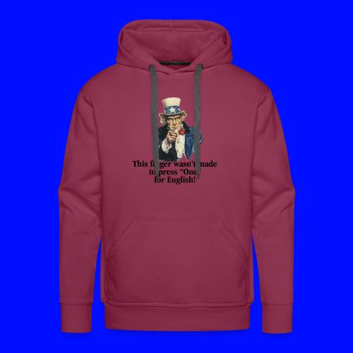 Uncle Sam - Finger - Men's Premium Hoodie