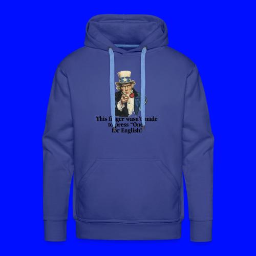 Uncle Sam - Finger - Men's Premium Hoodie