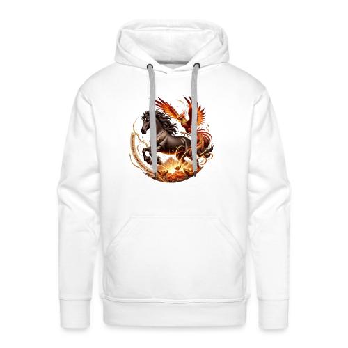 Year of the Horse Phoenix T Shirt, Lunar NY Gift - Men's Premium Hoodie