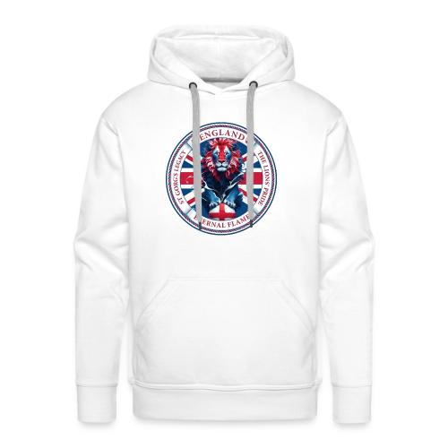 England Lion Emblem T Shirt, Flag Pride Gift - Men's Premium Hoodie