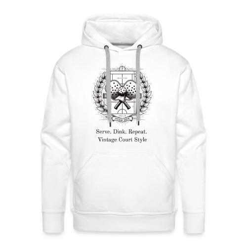 Vintage Pickleball T-Shirt, Mug, & Poster - Men's Premium Hoodie