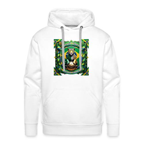 Brazil Jaguar Glory T-Shirt, Flag Pride Badge Gift - Men's Premium Hoodie