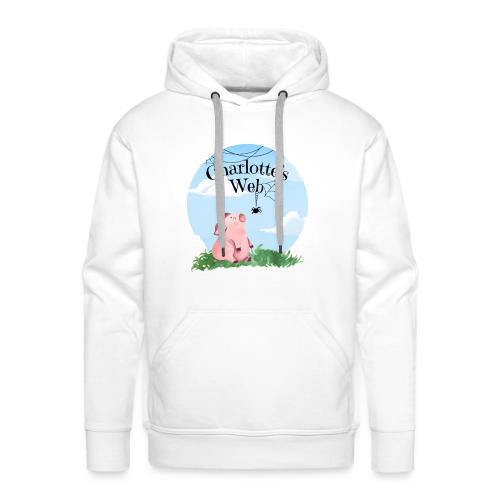 Charlotte's Web (Black Text) - Men's Premium Hoodie