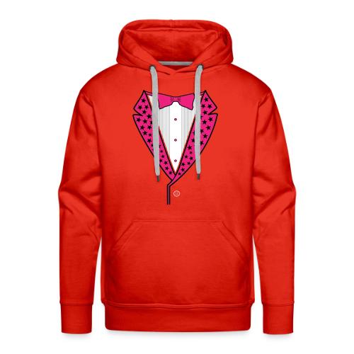 PINK STAR TUXEDO - Men's Premium Hoodie
