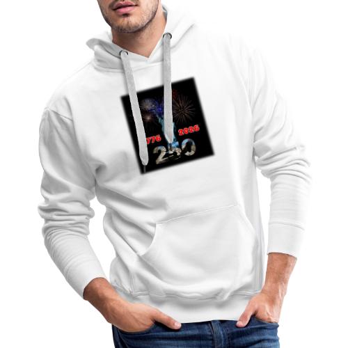 1776 - 2026 - 250 Years USA | Fireworks - Men's Premium Hoodie