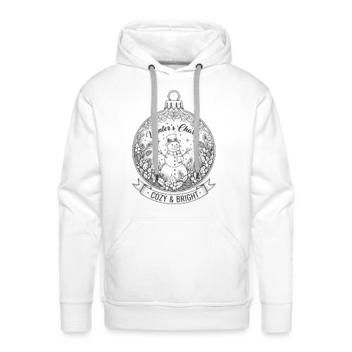 Festive Snowman T-Shirt - Men's Premium Hoodie