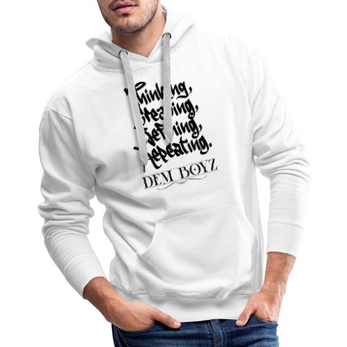 Thinking, Creating, Refining, Repeating - Men's Premium Hoodie