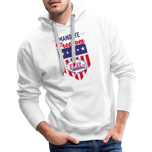 Mandate Freedom EZAZ.org (light) - Men's Premium Hoodie