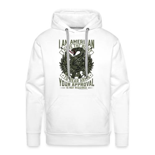 I Am American Right to Bear Arms - Men's Premium Hoodie
