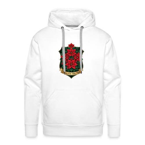 Poinsettia Crest T-Shirt - Men's Premium Hoodie