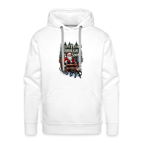 Nostalgic Santa T-Shirt - Men's Premium Hoodie
