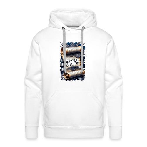 New Year's Resolution T-Shirt - Men's Premium Hoodie