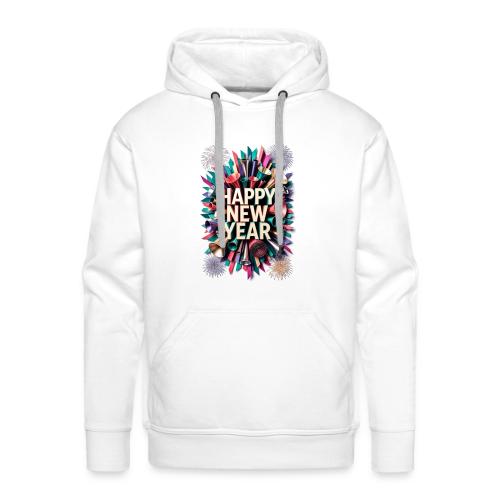New Year's Party Horn T-Shirt - Men's Premium Hoodie