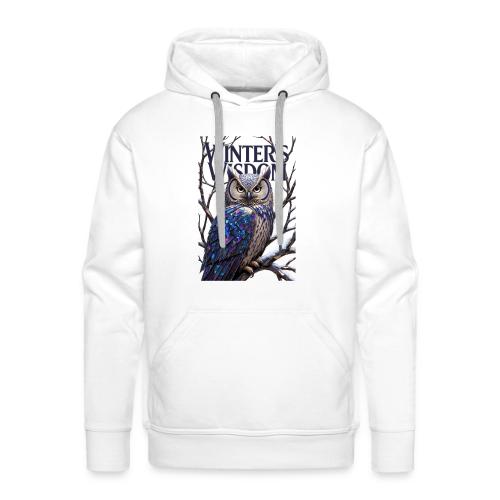 Crystalized Forest Owl T-Shirt - Men's Premium Hoodie
