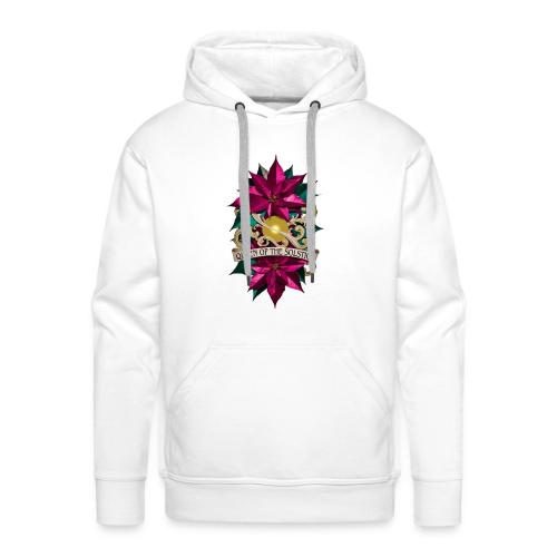 Queen of the Solstice Poinsettia T-Shirt - Men's Premium Hoodie