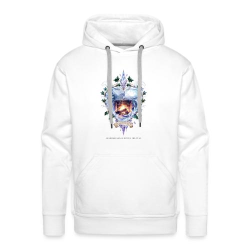 Imbolc Candle Veil T-Shirt | Veiled Rebirth - Men's Premium Hoodie