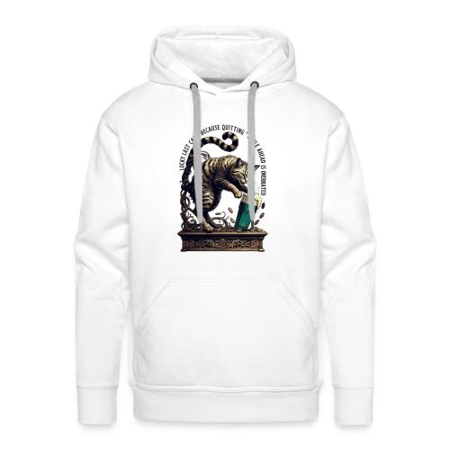 Lucky Last Call Cat Graphic Tee - Men's Premium Hoodie