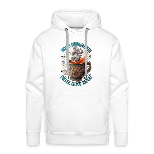 Mom's Survival Kit Tee | Coffee Chaos - Men's Premium Hoodie