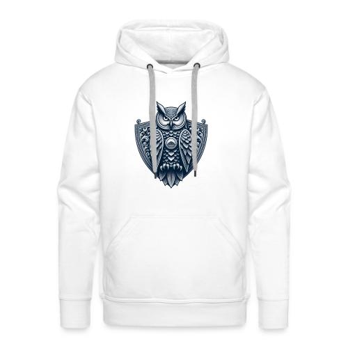 Night Watch Owl T Shirt, Sarcastic Dad Gift - Men's Premium Hoodie