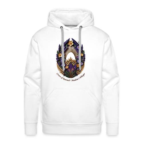 Easter Meadow Crown Renewal T Shirt, Spring Gift - Men's Premium Hoodie