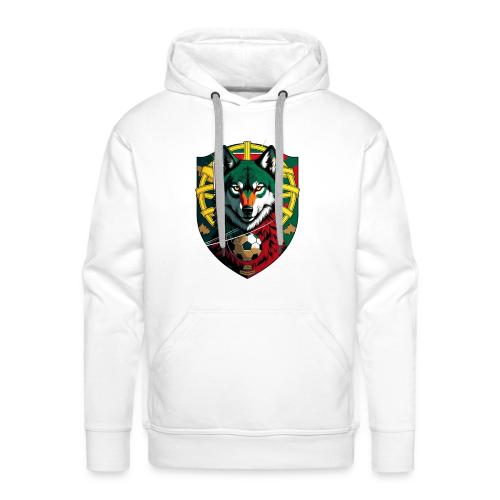 Portugal Iberian Wolf Soccer T Shirt,Football Gift - Men's Premium Hoodie