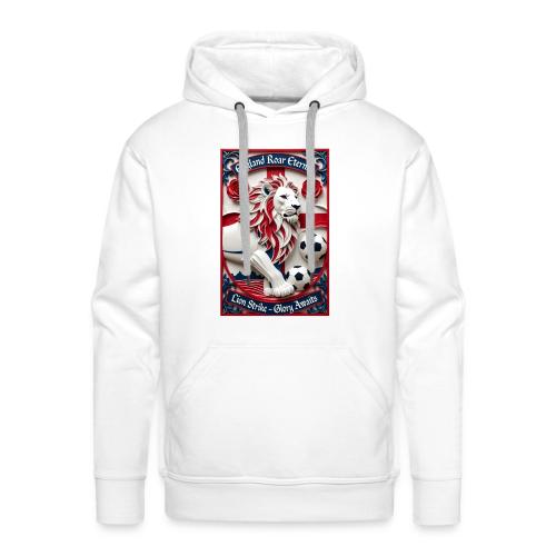 England Lion Soccer T Shirt, Football Pride Gift - Men's Premium Hoodie