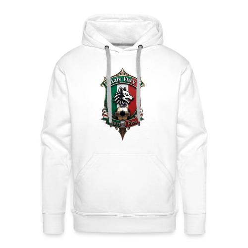 Italy heritage Wolf Fury Tee, Pride Badge Gift - Men's Premium Hoodie