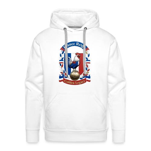 France Rooster Reign T-Shirt, Tricolore Pride Gift - Men's Premium Hoodie