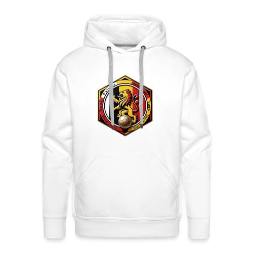 Belgium Lion Valor T-Shirt, Belgian Pride Gift - Men's Premium Hoodie