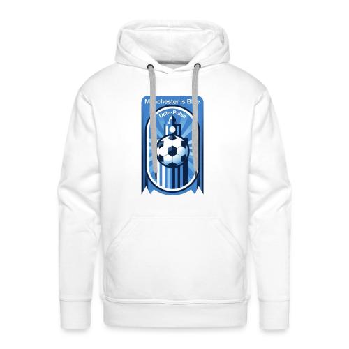 Manchester is Blue Soccer City T Shirt, Apparel - Men's Premium Hoodie