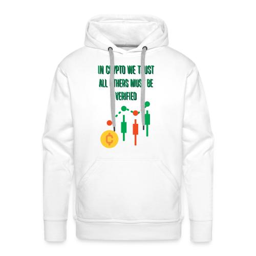 Sarcastic Bitcoin Investor T-shirt - Men's Premium Hoodie