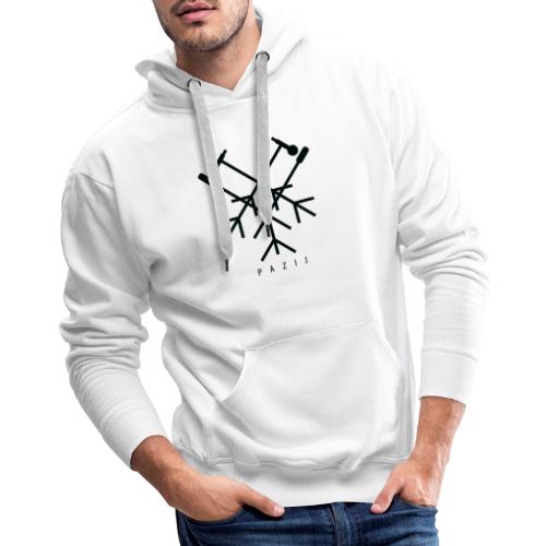 Pazij Black Logo - Men's Premium Hoodie