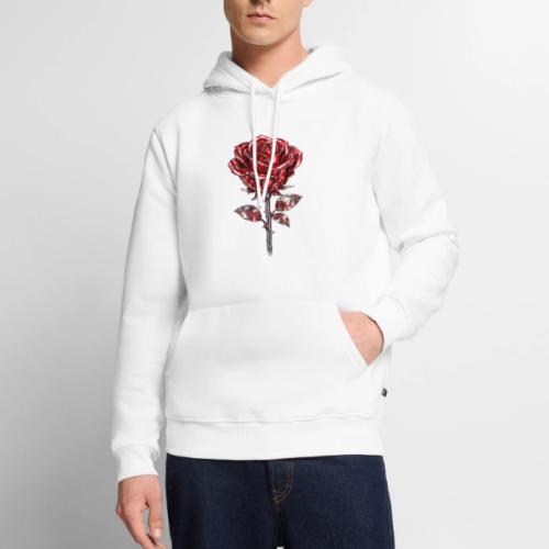 Silver Rose - Men's Premium Hoodie