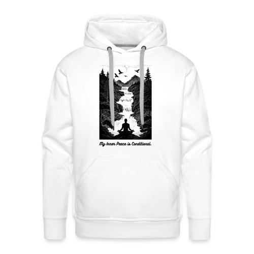 Conditional Inner Peace T-Shirt | Minimalist Zen - Men's Premium Hoodie
