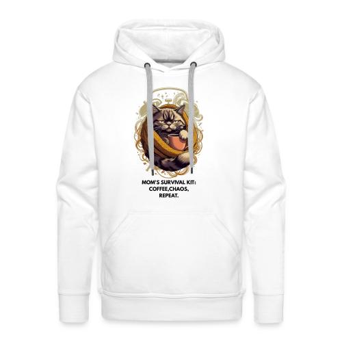 Powered by Sarcasm Cat Tee - Men's Premium Hoodie