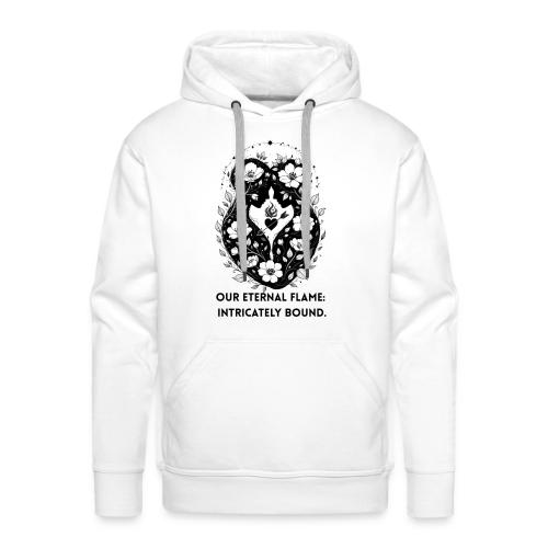 Eternal Flame of Embrace T-Shirt - Men's Premium Hoodie