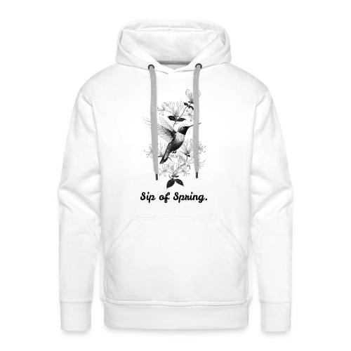 Hummingbird T-Shirt, Honeysuckle Vine - Men's Premium Hoodie
