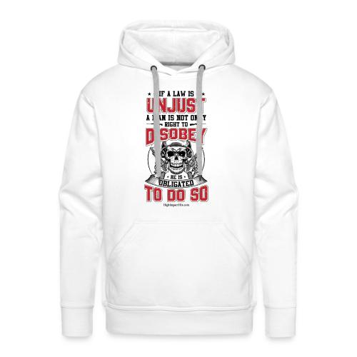 Unjust Laws for Light Colors - Men's Premium Hoodie
