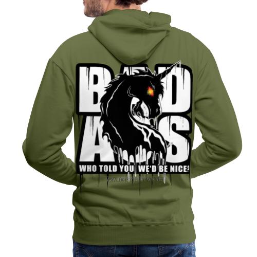 Bad Ass Unicorn - Men's Premium Hoodie
