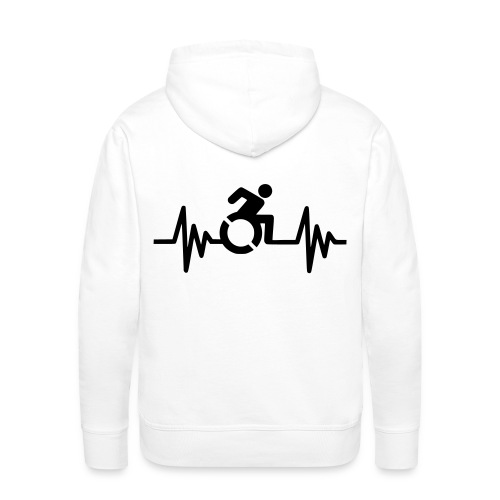 Wheelchair user with a heartbeat * - Men's Premium Hoodie