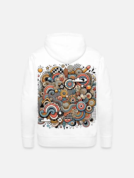 Garden of Imagination - Men's Premium Hoodie - white