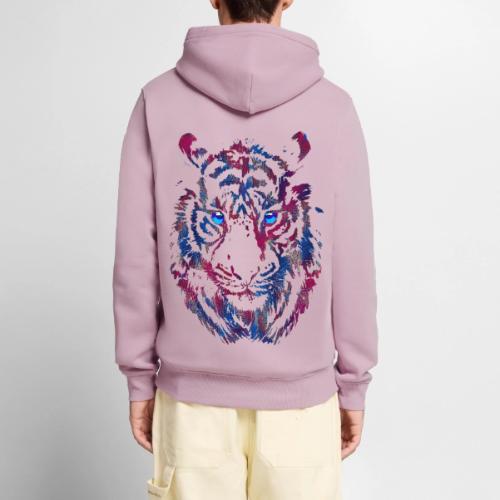 Tiger Head - Roaring Tiger - Tiger Face - Men's Premium Hoodie