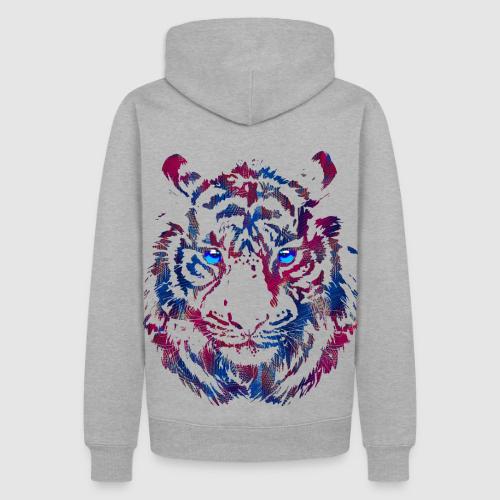 Tiger Head - Roaring Tiger - Tiger Face - Men's Premium Hoodie