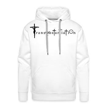 Transubstantiation – Eucharist & Holy Communion Ty - Men's Premium Hoodie - white - Front - Liam (192cm)