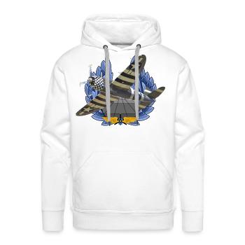 P-47 Thunderbolt - Men's Premium Hoodie - white - Front - Liam (192cm)