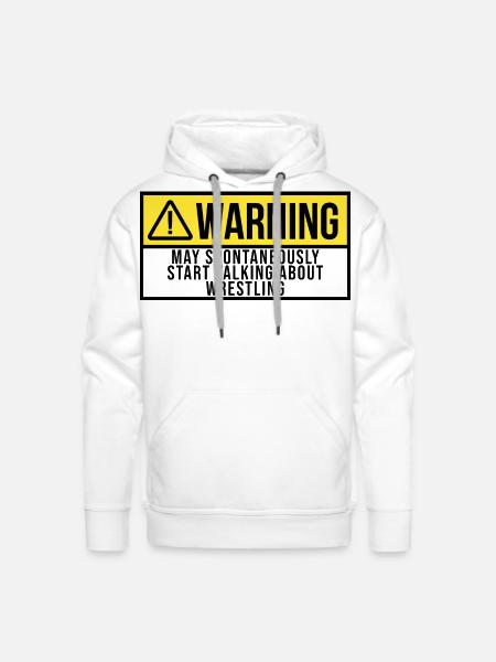 Wrestling Wrestling - Men's Premium Hoodie - white