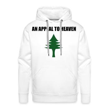 An Appeal to Heaven Flag,the Pine Tree Flag - Men's Premium Hoodie - white - Front - Liam (192cm)